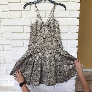 Lovers + Friends gold Dress